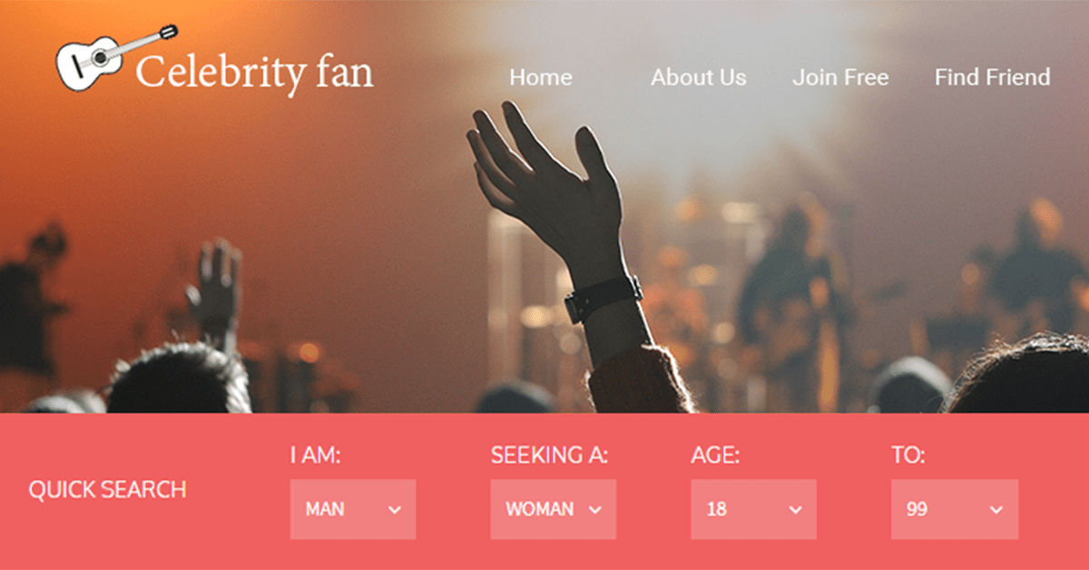 Celebrity dating website made using dating software