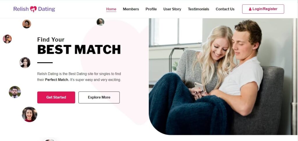 Relish-dating-theme-screenshot