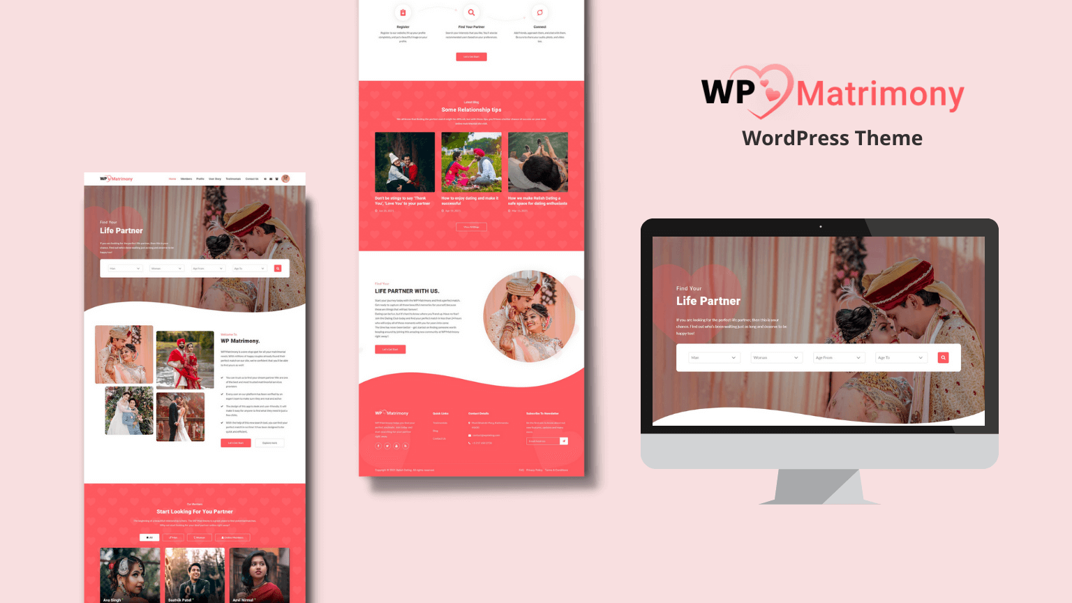 WP Matrimony WordPress Theme